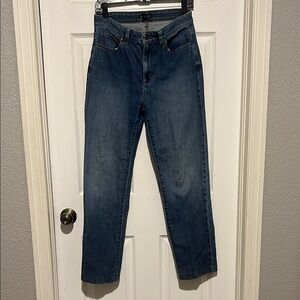 Eileen Fisher Blue Straight Leg Jeans Versatile Style